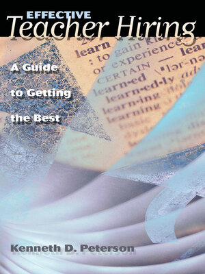 cover image of Effective Teacher Hiring